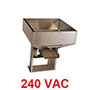 5 Cubic Feet (ft³) Size, 304 Stainless Steel (SS), and 240 Volt (V) Alternating Current (AC) Coil Voltage Standard Hopper (026-550-0079)