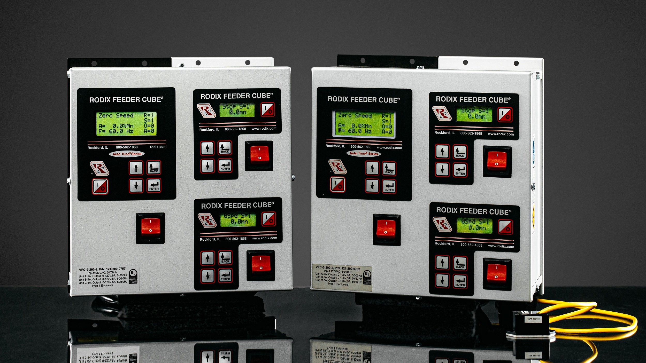 VFC Series Vibratory Feeder Controls On Rodix, Inc.