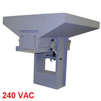 6 Cubic Feet (ft³) Size, Cold Rolled Steel (CRS) Primed, and 240 Volt (V) Alternating Current (AC) Coil Voltage Straight Front Hopper (026-550-0163)