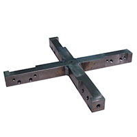 4 Post, 2 Coil, and 15 Inch (in) Counterclockwise (CCW) Crossarm Weldment (048-012-0051)