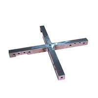 4 Post, 2 Coil, and 18 Inch (in) Counterclockwise (CCW) Crossarm Weldment (048-012-0069)