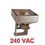 0.5 Cubic Foot (ft³) Size, 304 Stainless Steel (SS), and 240 Volt (V) Alternating Current (AC) Coil Voltage Standard Hopper (026-550-0018)
