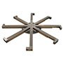 8 Post, 2 Coil, and 36 Inch (in) Counterclockwise (CCW) Crossarm Weldment (048-012-0135)